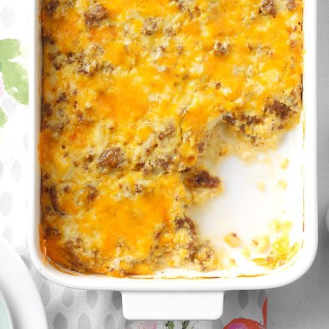 Fall Casserole Recipes, Fall Casseroles, Grits Casserole, Brunch Casserole, Sausage Casserole, Best Casseroles, Sausage And Egg, Breakfast Bake, Cereal Recipes