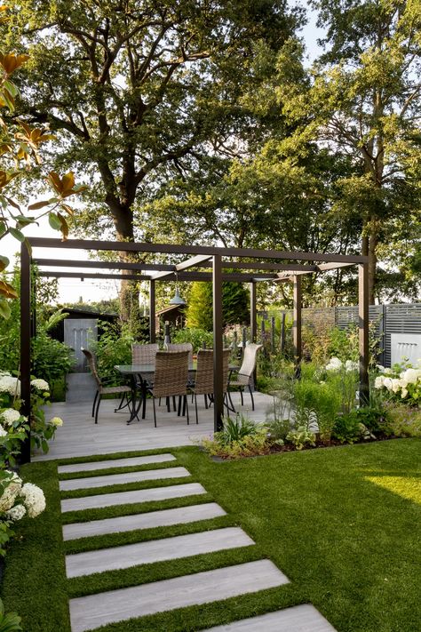 Back Garden Design, Large Backyard, Have Inspiration, Contemporary Garden, Outdoor Gardens Design, Backyard Garden Design, City Garden, Small Garden Design, Outdoor Dining Area