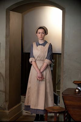 Confessions of a Seamstress: The Costumes of Downton Abbey - Season 3 Downton Abbey Season 3, Victorian Maid, Female Butcher, Downton Abby, Maid Uniform, The Crucible, The Moors, Maid Outfit, Maid Dress