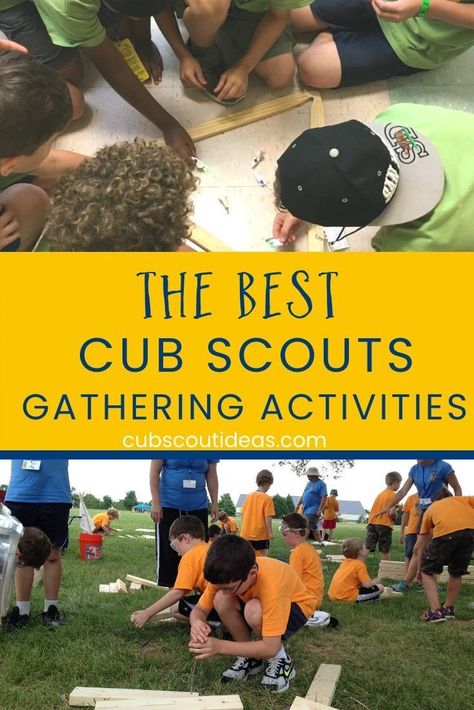 Scouts Outdoor Activities, Scouts Activities Ideas, Cubscout Camping Activities, Scout Skills Activities, Beavers Scouts Activities Ideas, Cub Scout Blue And Gold Activities, Tiger Scout Crafts, Scout Recruitment Activities, Cubscout Pack Meeting Ideas