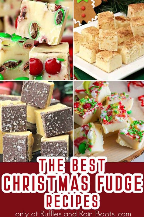 Best Christmas Fudge, Christmas Present Ideas For Boyfriend, Christmas Fudge Recipes, Present Ideas For Boyfriend, Christmas Fudge Recipes Easy, Making Fudge, Holiday Fudge Recipes, Best Fudge Recipe, Xmas Goodies