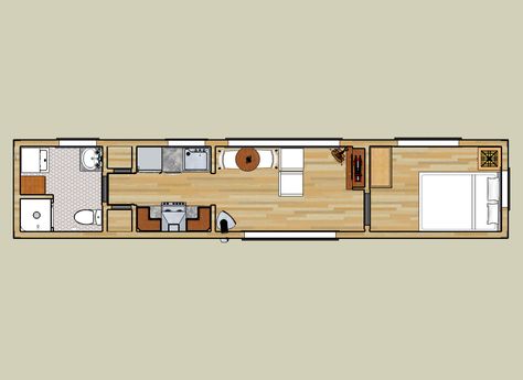 8x40 Shipping Container Home Design Ive designed and drawn-up my first 8 x 40 steel shipping container home plans.  Its a 320 sq. ft. tiny home design.  While it is specifically designed for a shipping container, there is no reason it couldnt be a stick-built tiny home plan as well.  In fact, if you did that you could put on a gable, gambrel, or shed roof to get some extra storage or sleeping loft space too. Sea Container Homes, Cargo Container Homes, 40ft Container, Container Conversions, Shipping Container Home Designs, Container Cabin, Shipping Container House Plans, Shipping Container Home, Container Buildings