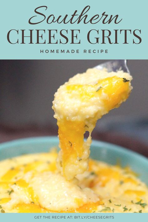 Easy Cheese Grits Casserole, Bacon And Cheddar Grits Quiche Southern Living, Pioneer Woman Cheese Grits, Southern Breakfast Ideas Comfort Foods, Cheese Grits Casserole Pioneer Woman, Grits And Gravy Recipe, Breakfast Bowls With Grits, Spicy Cheese Grits, Paula Dean Cheese Grits