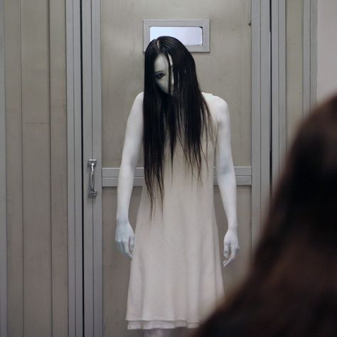 Kayako Saeki Costume - The Grudge Check more at https://costumerocket.com/kayako-saeki-costume/ Grudge Aesthetics Style, Grudge Aesthetics Outfits, Ju On The Grudge, Grudge Outfits, Easy Costumes To Make, Movie Fancy Dress, Johanna Braddy, Tv Tattoo, Marina Sirtis