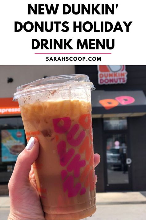 Dunkin Christmas Drinks, Low Calorie Christmas, Dunkin Drinks, Holiday Drink, Healthy Christmas, Drink Menu, Holiday Drinks, Christmas Drinks, Christmas 2023