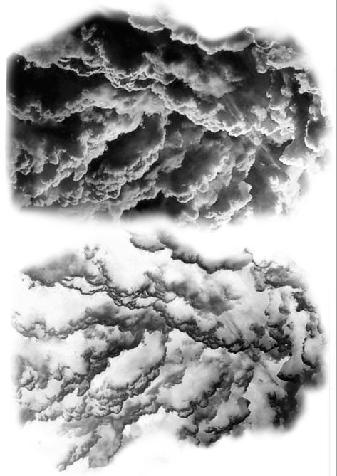 Thunder Clouds Tattoo, Dark Cloud Tattoo Design, Clouds And Thunder Tattoo, Storm Cloud Tattoo Design, Background Clouds Tattoo, Stormy Clouds Tattoo, Clouds Lightning Tattoo, Clouds With Lightning Tattoo, Cloud And Lightning Tattoo Design