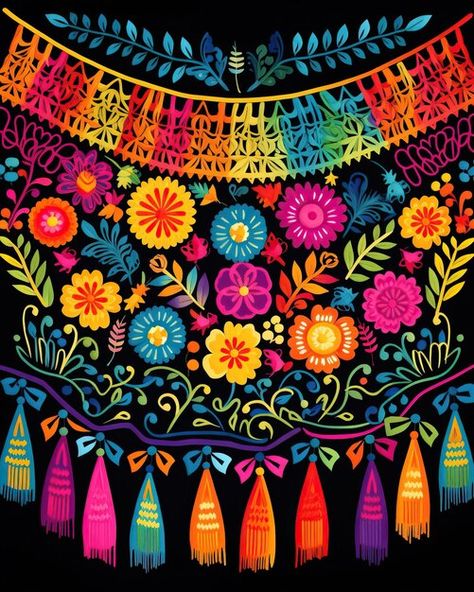 Free Vector | Free vector colorful mexican background in flat design Mexico Background, Mexican Background, Mexican Embroidery Designs, Mexican Embroidery, Event Food, Flyer Maker, Business Card Maker, Poster Maker, Card Banner