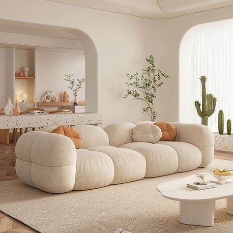 Podcasts Ideas, Cloud Sofa Living Rooms, Contemporary Living Room Chairs, Modern Living Room Design Ideas, Lounge Room Design, Cloud Sofa, Modern Living Room Design, Unique Sofas, Living Room Design Ideas