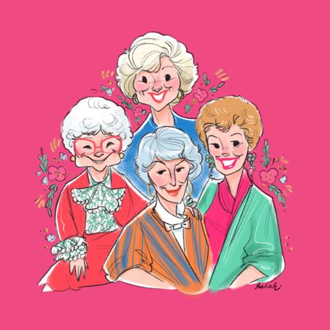 Golden Girls Tattoo, Golden Girls Humor, Golden Girls Merchandise, Golden Girls Quotes, Day Of The Shirt, The Golden Girls, 강아지 그림, Stay Golden, Girl Themes