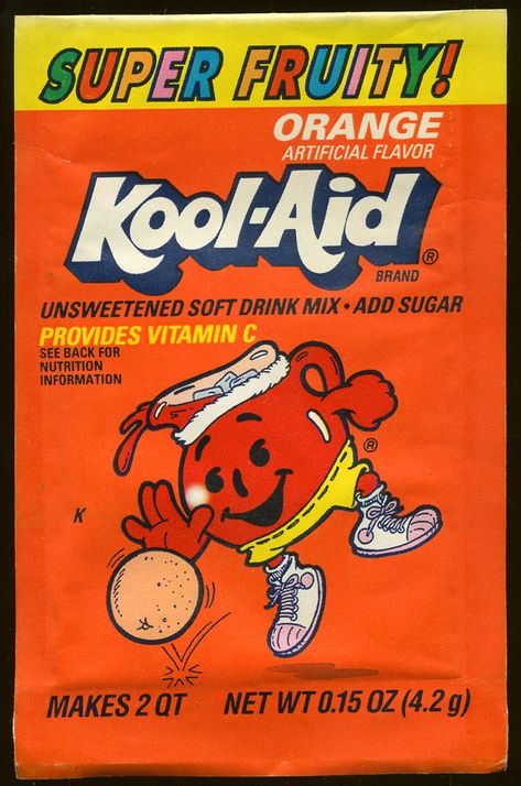 https://flic.kr/p/6noTGu | Orange Kool-Aid, 1990's | Any idea what time period this design was used? Candy Aisle, Bedroom Wall Collage, Vintage Packaging, Orange Aesthetic, Picture Collage Wall, Kool Aid, Photo Wall Collage, Art Collage Wall, New Energy