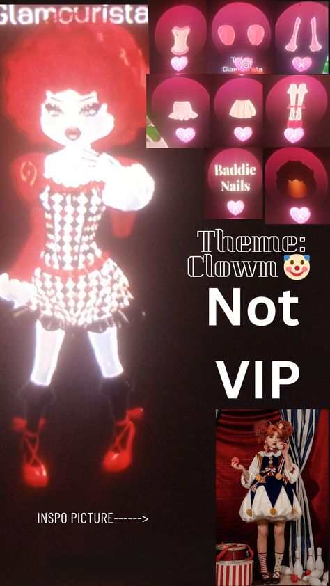 Dress to impress (roblox) Creepy Carnival Dress To Impress Outfit, Dress To Impress Creepy Carnival, Clown Dress To Impress, Animatronics Dress To Impress, Scary Mary, Clown Dress, Creepy Carnival, Rotten To The Core, Mary Dress