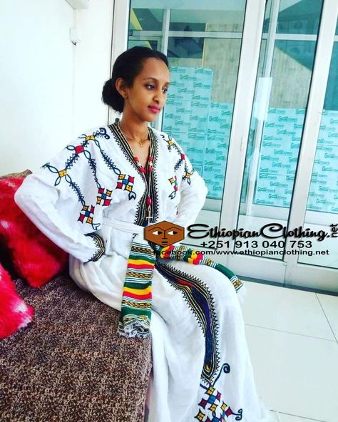 Ethiopian traditional clothes for family