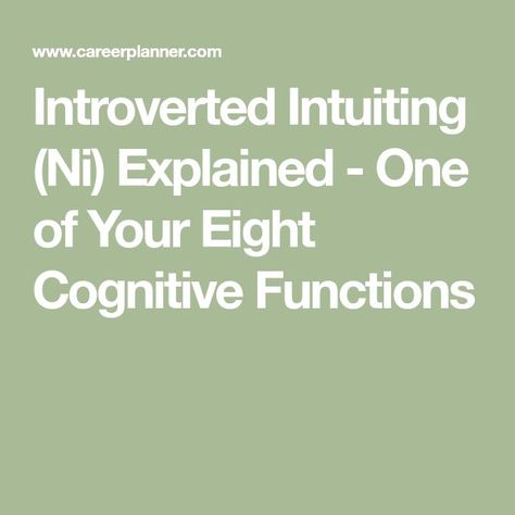 Introverted Intuition, Introverted Sensing, Introverted Thinking, Introvert Personality, Cognitive Functions, Personality Psychology, Infj Personality Type, Introvert Problems, Infp T