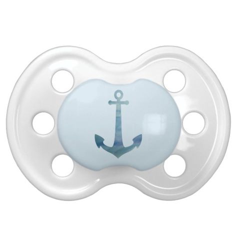 Anchor Sailor Baby Pacifier Binky Soother Anchor Gift Ideas, Theme Bedrooms, Sailor Baby, Baby Boy Toys, Boy Toys, Baby Supplies, Baby Pacifier, Baby Stuff, Baby Room