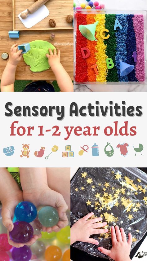 Sensory Bag Ideas, Easy Sensory Activities, Toddler Activities Daycare, Activities For 2 Year, Sensory Activities For Toddlers, Young Toddler Activities, Activities For One Year Olds, Educational Activities For Toddlers, Sensory Play Toddlers