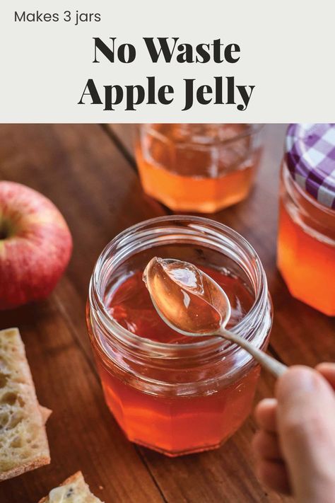 Apple Gelee, Apple Jelly Recipe, Buttered Cabbage, Gluten Free Apple Crisp, Rustic Dessert, Puff Pastry Crust, Apple Jelly, Caramelised Apples, Apple Pork Chops