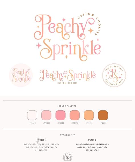 Peach & Pink Premade Logo Design, Modern Colorful Logo, Bright Boho Logo, Aesthetic Girlboss Feminine Logo, Etsy Shop or Small Business Logo Logo Aesthetic, Logo Design Modern, Line Photography, Boho Logo, Bright Boho, Colorful Logo, Small Business Logo, Feminine Logo, Premade Logo Design