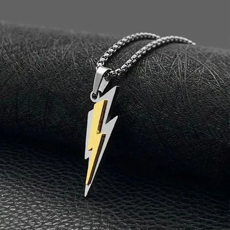 Zeus Thunder hypoallergenic,tarnish free and highly polished necklaces @Ksh 1000 Lightning Pendant, Lightning Bolt Necklace, Hip Hop Trends, Feather Pendant Necklace, Trend Jewelry, Mens Fashion Jewelry, Feather Pendant, Silver Jewelry Fashion, Mens Pendant