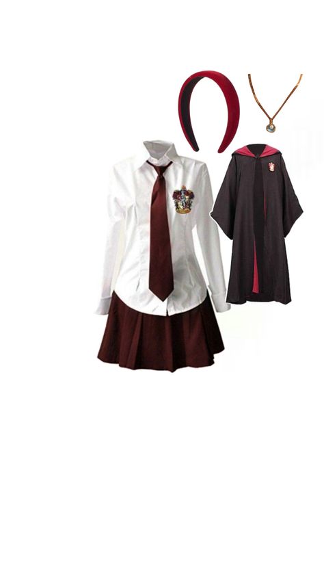 Hogwarts Outfits Gryffindor, Harry Potter Script, Harry Potter Uniform, Gryffindor Uniform, Gryffindor Outfit, Hogwarts Uniform, Horror Halloween Costumes, Hogwarts Outfits, Gryffindor Aesthetic