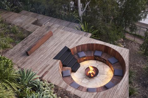 Sunken Fire Pit, Sunken Patio, Sunken Fire Pits, Outdoor Fire Pit Designs, Fire Pit Seating, Garden Fire Pit, Fire Pit Area, Fire Pit Designs, Backyard Fire