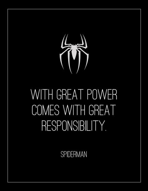 Spider Man Quotes, Spider Man 2002, Superhero Quotes, Avengers Quotes, Hero Quotes, Marvel Quotes, Movie Quote, Funny Life, Bd Comics