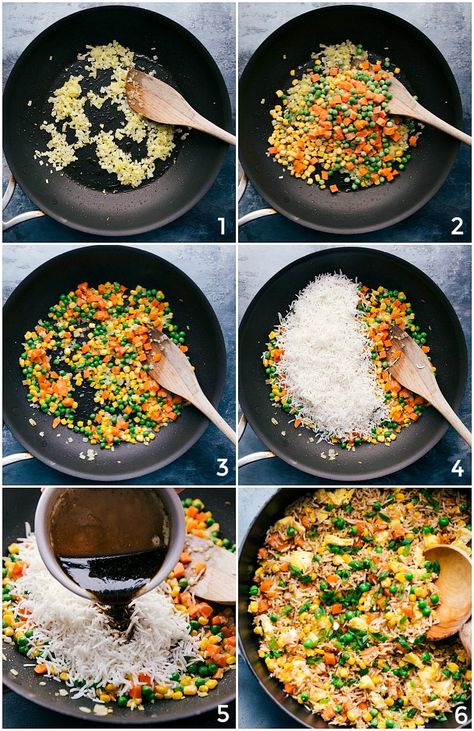 This Fried Rice recipe can be ready in 30 minutes or less! Recipe via chelseasmessyapron #easy #recipe #withegg #vegetable #healthy #chinese #veggie #fried #rice Chinese Rice Recipe Easy, Vegetable Fried Rice Recipe Easy, Fry Rice Recipe, Chinese Rice Recipe, Rice Ideas, Vegetable Fried Rice Recipe, Vegetarian Fried Rice, Fry Rice, Healthy Rice Recipes