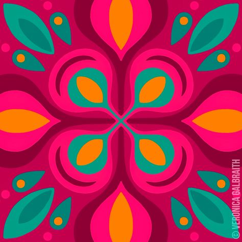 Truck Art Pakistan, Light Spring Colors, Pattern Design Inspiration, Truck Art, Flower Art Painting, Global Art, 100 Days, Surface Pattern Design, Abstract Floral