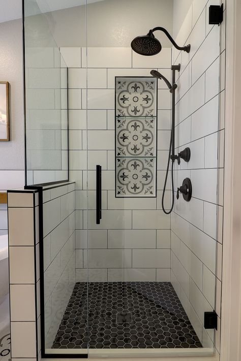 Bathroom Transformation, Bathroom Redesign, Small Bathroom Makeover, Bathroom Remodel Designs, Bathroom Remodel Shower, Basement Bathroom, Stylish Bathroom, Shower Remodel, The Shower