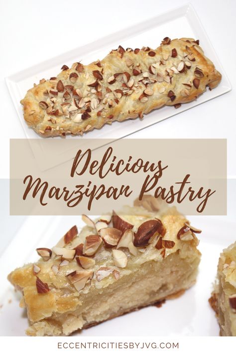 Easy European Desserts, Marzipan Pastry, Marzipan Desserts, Homemade Marzipan Recipe, Almond Paste Recipes, Marzipan Recipe, Almond Desserts, Marzipan Cake, Almond Pastry