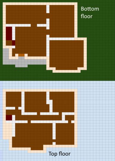 Minecraft House Measurements, Minecraft House With Dimensions, Minecraft House Two Floors, Cute Minecraft House Template, Minecraft House Floor Plans Cottage, Minecraft House Layout With Numbers, Minecraft Building Plans Layout, Mincraft Layout House, Mc House Layouts