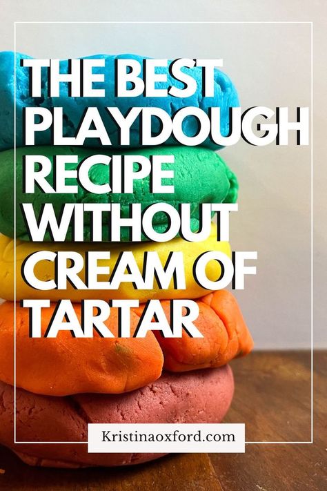 Playdough Without Cream Of Tartar, Tartar Recipe, How To Make Playdoh, Cream Of Tartar Recipe, Bubble Bar Recipe, Best Playdough Recipe, Cooked Playdough, Winter Activities For Toddlers, Homemade Playdough Recipe