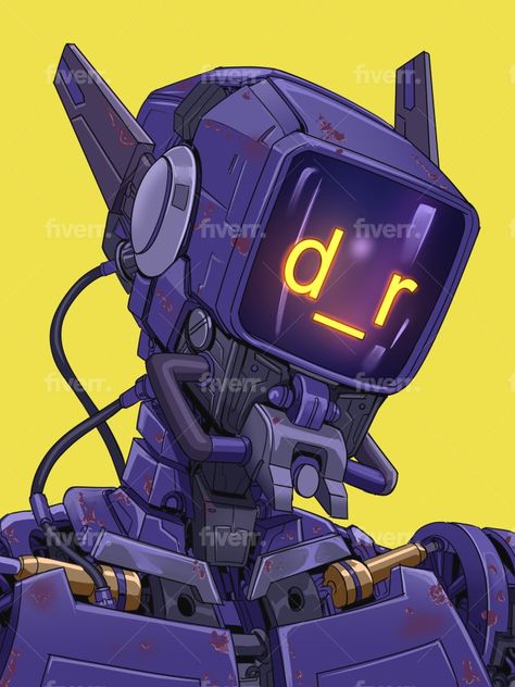 Cyberpunk Drawing, Robot Design Sketch, Helmet Concept, Cyberpunk Design, Adventure Time Characters, Cyberpunk Anime, Overwatch Fan Art, Arte Robot, Graphic Poster Art