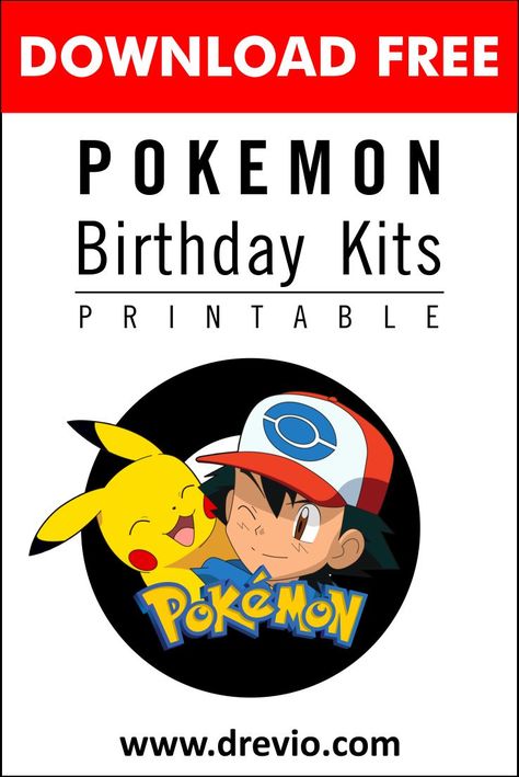 Nice (FREE PRINTABLE) - Pokemon Birthday Party Kits Templates: Free Printable and Never Timeless #free #freeinvitation2019 #birthday #disney #invitations #invitationtemplates Pokemon Birthday Party Printables Free, Pokemon Template Free Printable, Pokemon Birthday Printables, Free Pokemon Party Printables, Printable Pokemon Card Template, Pokemon Party Printables, Pokemon Birthday Invitations Free, Free Pokemon Birthday Printables, Pokemon Party Invitations Free Printable