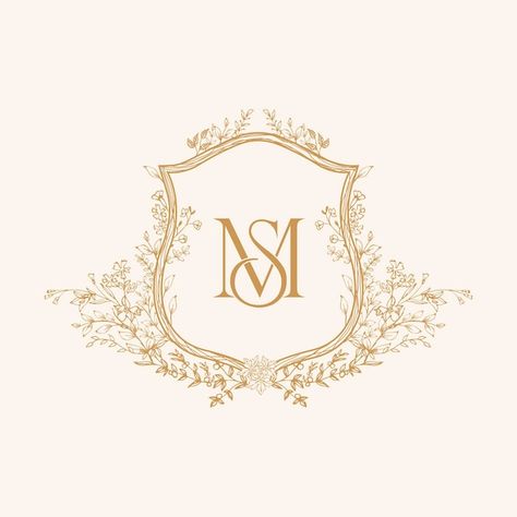 Baroque Style Wedding, Wedding Initials Decor, Wedding Initials Logo Design, Wedding Initials Logo, Free Monogram Fonts, Initials Logo Design, Wedding Logo Monogram, Indian Wedding Invitation Cards, Wedding Logo Design