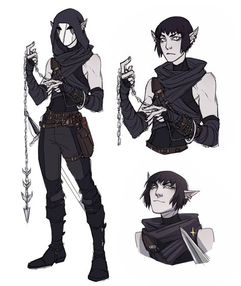 Rogue Dnd Female Aesthetic, Edgy Dnd Character, Fantasy Rogue Aesthetic, Rogue Clothes, Dark Elf Character Design, Dnd Rogue Character Design, Thief Character Design, Dnd Medieval, Rogue Design