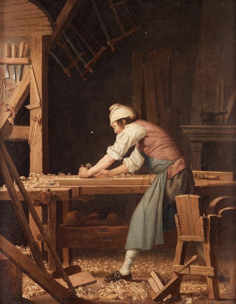 Historic Images of Woodworkers – Mortise & Tenon Magazine Woodworking Images, Woodwork Shop, Carpentry Workshop, Antique Woodworking Tools, Woodworking Art, Antique Tools, Learn Woodworking, Wood Worker, Woodworking Carpentry