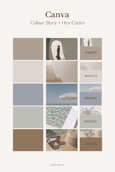 Colour Palette With Hex Codes, Beige Color Palette, Color Design Inspiration, Hex Color Palette, Color Schemes Colour Palettes, Blue Palette, Hex Codes, Brand Color Palette, Green Colour Palette