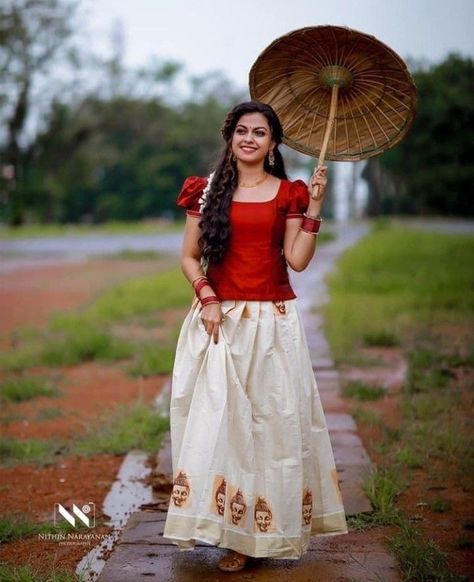 Pattu Pavadai Designs Women, Pattu Pavada Women, Indian Skirt And Top, Full Skirt And Top, Indian Fancy Dress, Kerala Dress, Onam Dress, Pattu Pavadai Designs, Long Skirt Top Designs