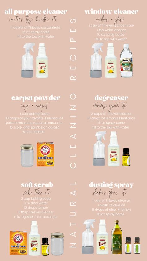 Organisation, Nontoxic Cleaning, Thieves Cleaner, Homemade Cleaning Supplies, Natural Cleaning Recipes, Toxic Cleaning Products, Young Living Essential Oils Recipes, Essential Oils Cleaning, Homemade Cleaning Solutions