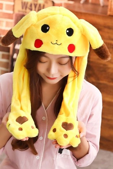 KPOP Merch Yellow Pikachu, Pikachu Hat, Pink Champion Hoodie, Pokemon Diy, Pokemon Clothes, Cat Emoji, Simple Birthday Decorations, Animation Sketches, Stylish Caps