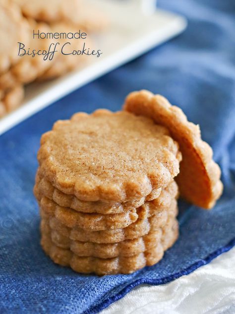 Lacy Cookies, Homemade Biscoff, Biscoff Cookie Recipe, Biscoff Recipes, Eggless Cookies, Biscoff Biscuits, Biscoff Cookies, Crispy Cookies, Köstliche Desserts