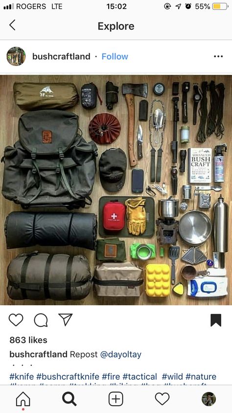 Celana Kargo, Bushcraft Kit, Bushcraft Gear, Survival Bag, Camping Kit, Bushcraft Camping, Camping Items, Bug Out Bag, Backpacking Gear