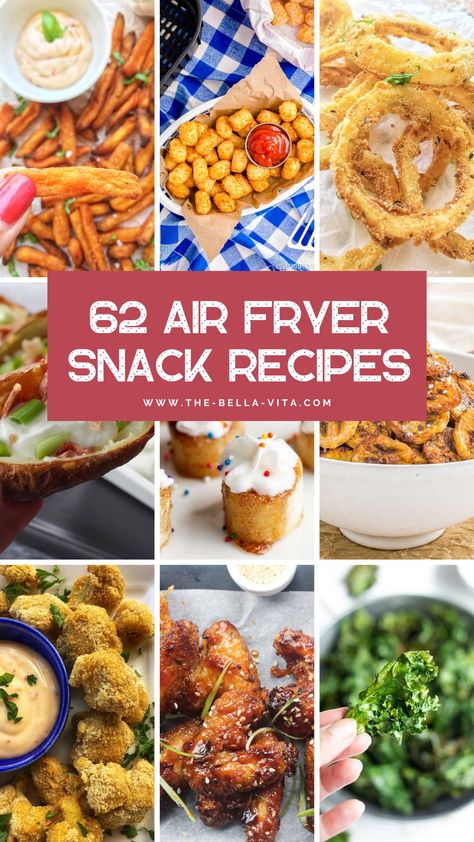 Air Fryer Snack Recipes, Crispy Sweet Potato Chips, Air Fryer Snacks, Homemade Egg Rolls, Air Fryer Recipes Snacks, Crispy Sweet Potato, Air Fryer Chicken Wings, Best Air Fryers, Air Fried Chicken