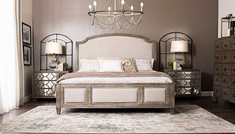 Bed Dresser, King Bedroom Sets, Dresser Mirror, King Bedroom, Mirrored Nightstand, Living Room Shop, Master Bedrooms Decor, Bedroom Collection, Bedroom Furniture Sets