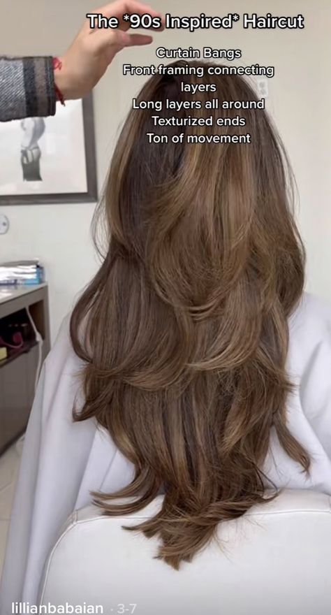 Haircuts For Long Hair With Layers, Hair Inspiration Long, Brown Hair Inspo, Hairstyles For Layered Hair, Trendy Hairstyle, Haircuts For Medium Hair, Haircuts Straight Hair, Hair Color And Cut, Haircuts For Long Hair