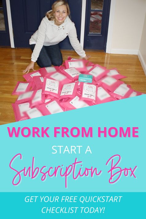 If you're looking for a fun and unique way to earn money from home, consider starting a subscription box business! Enter your name and email to get your FREE Subscription Box QuickStart Checklist that will guide you through step by step, how to get started! Subscription Box Business, Way To Earn Money, Work From Home Careers, Work From Home Companies, Proofreading Jobs, Virtual Assistant Business, Ways To Earn Money, Earn Money From Home, Extra Income