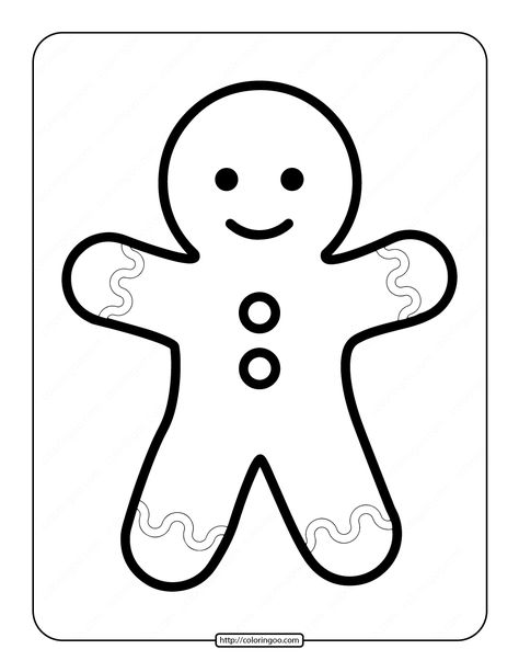 Printable Simple Gingerbread Man Coloring Page. You can download or print Printable Simple Gingerbread Man Coloring Page for free at ColorinGoo.Com. Christmas Gingerbread Man Drawing, Gingerbread Men Drawing, Ginger Man Drawing, Gingerbread Cookie Drawing, How To Draw A Gingerbread Man, Gingerbread Man Doodle, Gingerbread Man Template Free Printable, Gingerbread Cookies Drawing, Gingerbread Man Tattoo