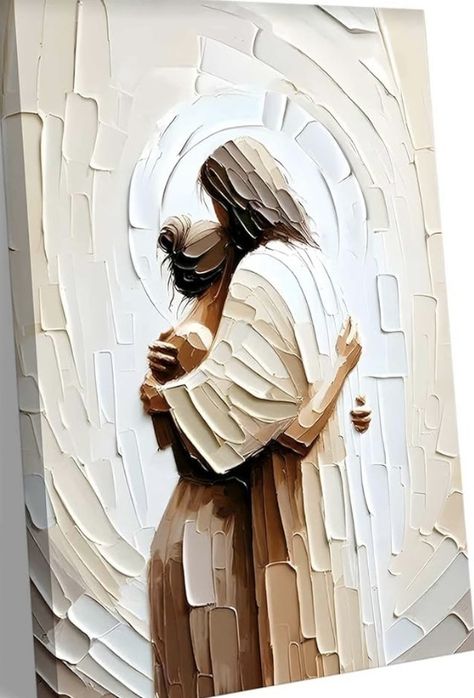 Safe In His Arms, Christian Drawings, In His Arms, Jesus Artwork, Pictures Of Christ, Jesus Christ Art, Poster Painting, Christian Artwork, Pictures Of Jesus Christ