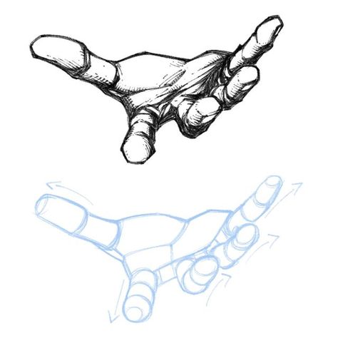 Person Reaching Hand Out Reference, Hand Reach Out Reference, Hand Reaching Out Perspective, Hand Giving Reference, Man Hand Drawing Reference, Hand Perspective Pose, Hand Front View Reference, Beckoning Hand Reference, How To Sketch A Hand