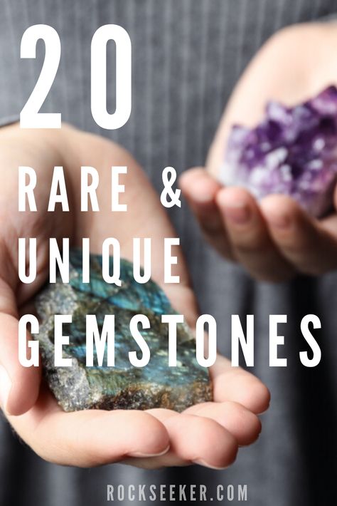 Rarest Gems In The World, Rare Crystals And Gemstones, Rock Collection Display, Rarest Gemstones, Quantum Realm, Rock Collecting, Rock Tumbling, Colored Gemstones, Rare Stone